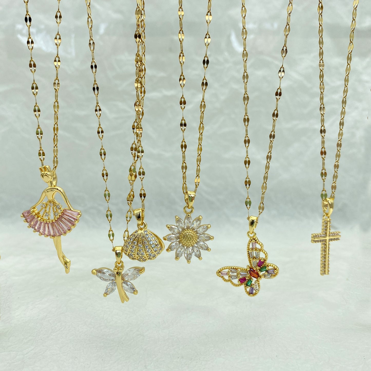 Home Gold Color Necklaces